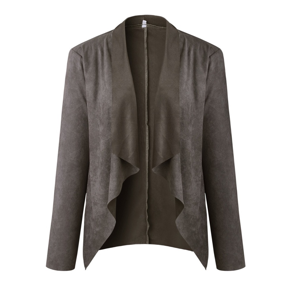 Brown light thin cardigan jacket - Picture 5 of 8